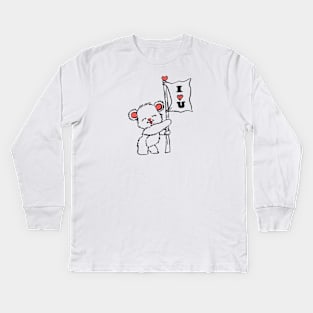 I love you Kids Long Sleeve T-Shirt